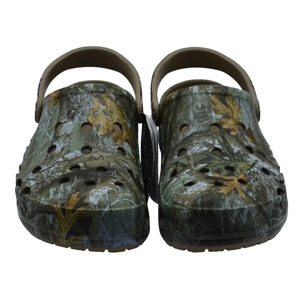 Crocs Baya Realtree APX Edge Camo Clogs Unisex M6 W8 Slip On Shoes New